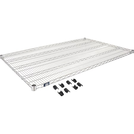 Nexel Chrome Wire Shelf 60inW x 36inD S3660C